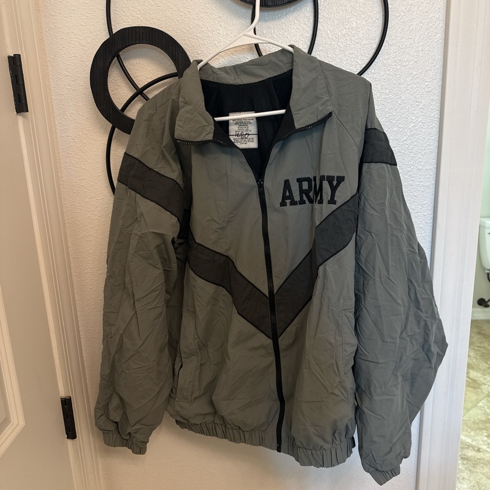 Army Green and Black Jacket